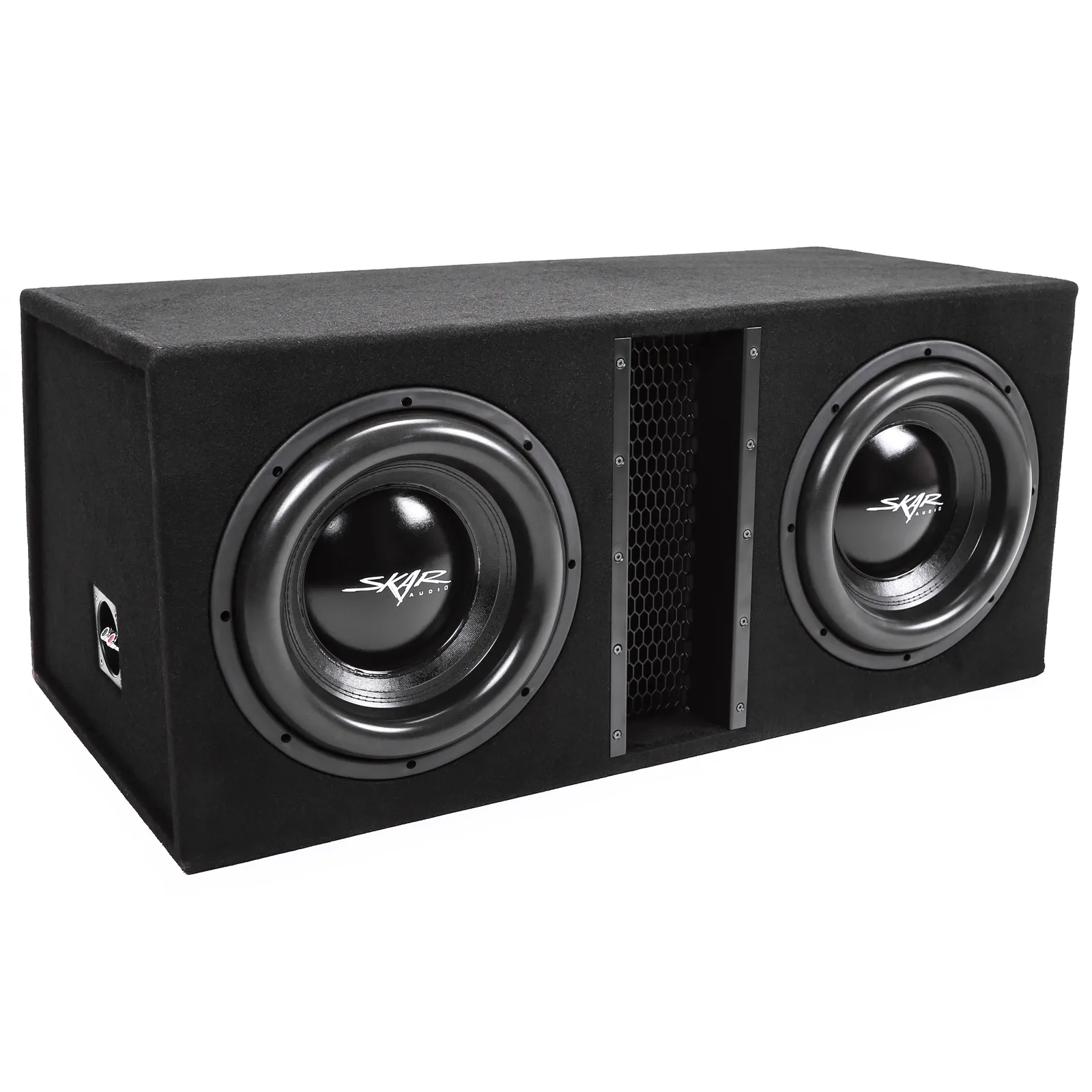 EVL-2X12D4 | Dual 12" 5,000 Watt EVL Series Loaded Vented Subwoofer Enclosure #1